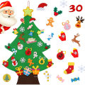 YM 30pcs DIY Christmas Tree Decoration Christmas DIY Ornament Custom Kids DIY Felt Christmas Tree Hanging Decorations